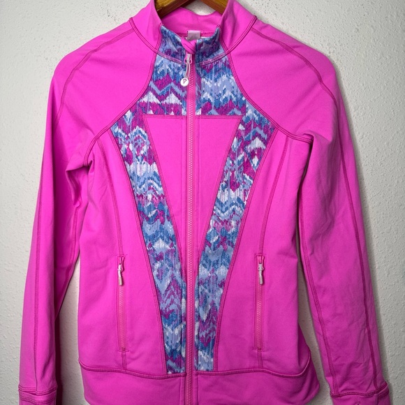 Ivivva by Lululemon Hot Pink Perfect Your Practice Full Zip Track Jacket 14 - Picture 14 of 15